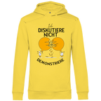 Herren Premium Bio Hoodie Ich diskutiere nicht. Ich demonstriere