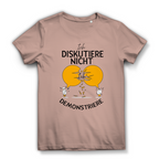 Damen Premium Bio T-Shirt Ich diskutiere nicht. Ich demonstriere