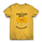Damen Premium Bio T-Shirt Ich diskutiere nicht. Ich demonstriere