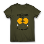 Damen Premium Bio T-Shirt Ich diskutiere nicht. Ich demonstriere