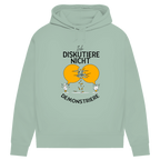 Damen Premium Bio Hoodie Ich diskutiere nicht. Ich demonstriere