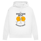 Damen Premium Bio Hoodie Ich diskutiere nicht. Ich demonstriere