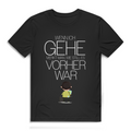 Herren Premium Bio T-Shirt Wenn ich gehe, merkt man, wie still es vorher war