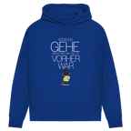 Damen Premium Bio Hoodie Wenn ich gehe, merkt man, wie still es vorher war