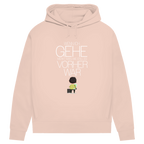 Damen Premium Bio Hoodie Wenn ich gehe, merkt man, wie still es vorher war