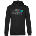 Herren Premium Bio Hoodie Wenn ich falle, stolpert die Welt mit