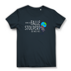 Damen Premium Bio T-Shirt Wenn ich falle, stolpert die Welt mit
