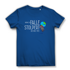 Damen Premium Bio T-Shirt Wenn ich falle, stolpert die Welt mit