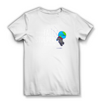 Damen Premium Bio T-Shirt Wenn ich falle, stolpert die Welt mit