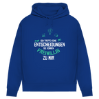 Damen Premium Bio Hoodie Ich treffe keine Entscheidungen. Sie kommen freiwillig zu mi
