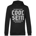 Herren Premium Bio Hoodie Ich muss nicht cool sein. Die Temperatur passt sich mir an