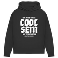 Damen Premium Bio Hoodie Ich muss nicht cool sein. Die Temperatur passt sich mir an