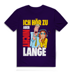 Herren Premium Bio T-Shirt Ich hör zu. Aber nicht lange