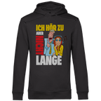 Herren Premium Bio Hoodie Ich hör zu. Aber nicht lange