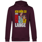 Herren Premium Bio Hoodie Ich hör zu. Aber nicht lange