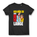 Damen Premium Bio T-Shirt Ich hör zu. Aber nicht lange