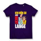Damen Premium Bio T-Shirt Ich hör zu. Aber nicht lange