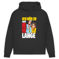 Damen Premium Bio Hoodie Ich hör zu. Aber nicht lange