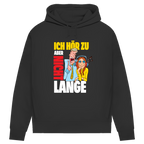 Damen Premium Bio Hoodie Ich hör zu. Aber nicht lange