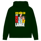 Damen Premium Bio Hoodie Ich hör zu. Aber nicht lange