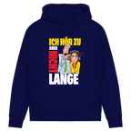 Damen Premium Bio Hoodie Ich hör zu. Aber nicht lange