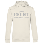 Herren Premium Bio Hoodie Ich hab recht. Sogar, wenn ich schweige