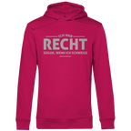Herren Premium Bio Hoodie Ich hab recht. Sogar, wenn ich schweige