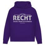 Damen Premium Bio Hoodie Ich hab recht. Sogar, wenn ich schweige
