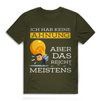 Herren Premium Bio T-Shirt Ich hab keine Ahnung – aber das reicht meistens