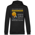Herren Premium Bio Hoodie Ich hab keine Ahnung – aber das reicht meistens