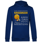 Herren Premium Bio Hoodie Ich hab keine Ahnung – aber das reicht meistens