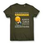 Damen Premium Bio T-Shirt Ich hab keine Ahnung – aber das reicht meistens