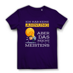 Damen Premium Bio T-Shirt Ich hab keine Ahnung – aber das reicht meistens