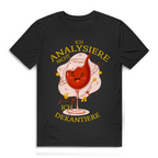 Herren Premium Bio T-Shirt Ich analysiere nicht. Ich dekantiere