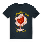 Herren Premium Bio T-Shirt Ich analysiere nicht. Ich dekantiere
