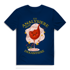 Herren Premium Bio T-Shirt Ich analysiere nicht. Ich dekantiere