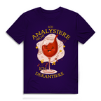 Herren Premium Bio T-Shirt Ich analysiere nicht. Ich dekantiere