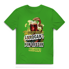 Herren Premium Bio T-Shirt Ich bin nicht arrogant. Nur besser gelagert