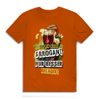 Herren Premium Bio T-Shirt Ich bin nicht arrogant. Nur besser gelagert