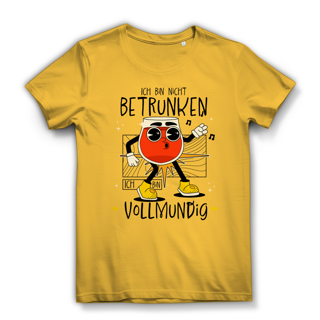 Damen Premium Bio T-Shirt Ich bin nicht betrunken. Ich bin vollmundig