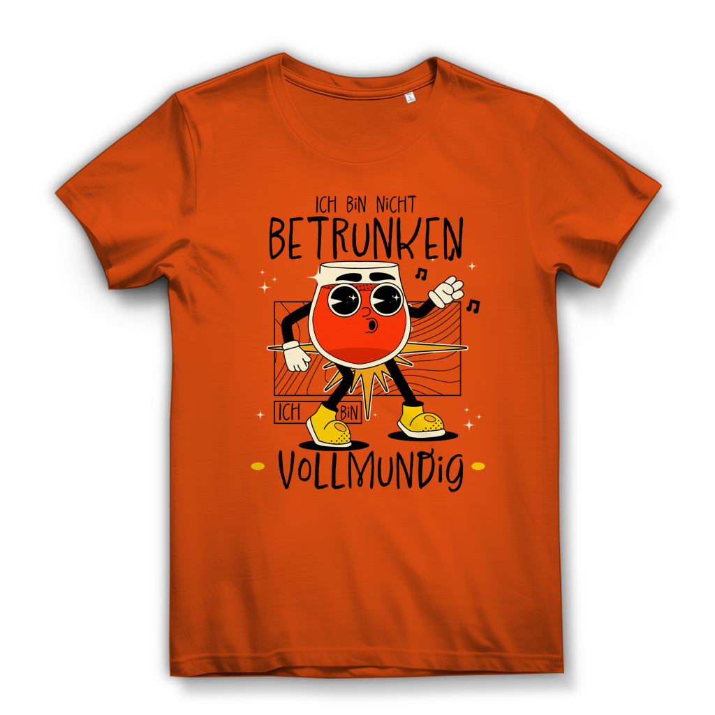 Damen Premium Bio T-Shirt Ich bin nicht betrunken. Ich bin vollmundig