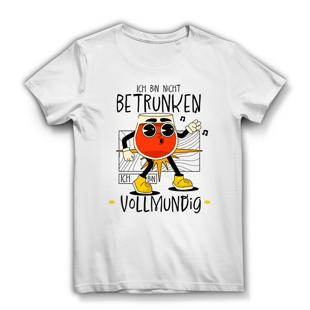 Damen Premium Bio T-Shirt Ich bin nicht betrunken. Ich bin vollmundig