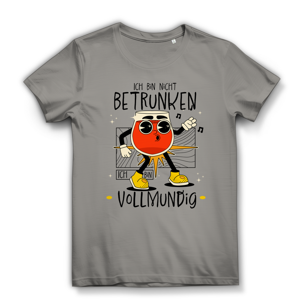 Damen Premium Bio T-Shirt Ich bin nicht betrunken. Ich bin vollmundig