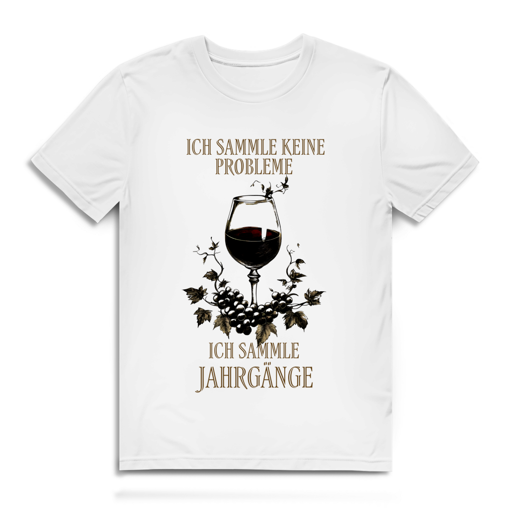 Herren Premium Bio T-Shirt Ich sammle keine Probleme. Ich sammle Jahrgänge