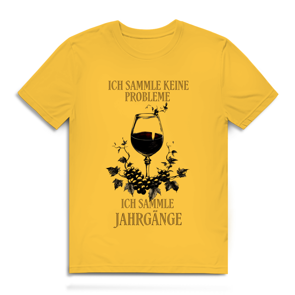 Herren Premium Bio T-Shirt Ich sammle keine Probleme. Ich sammle Jahrgänge