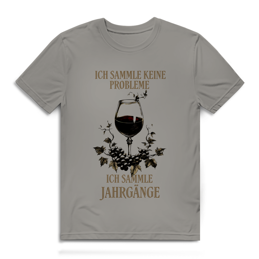Herren Premium Bio T-Shirt Ich sammle keine Probleme. Ich sammle Jahrgänge