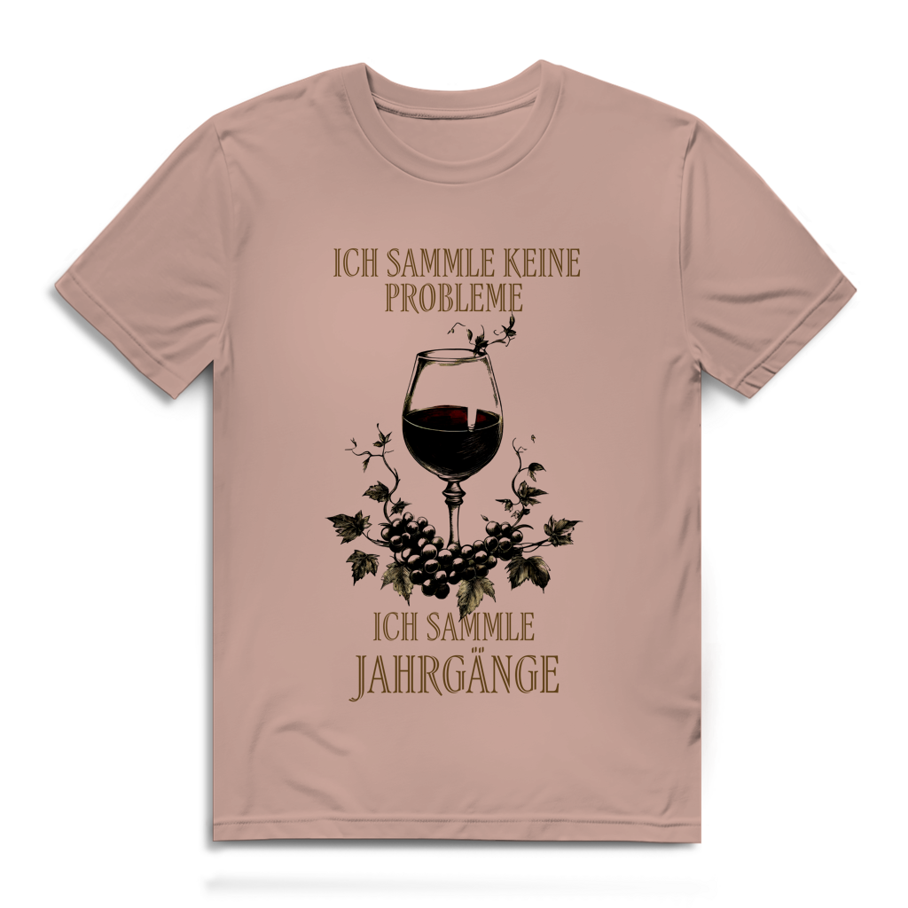 Herren Premium Bio T-Shirt Ich sammle keine Probleme. Ich sammle Jahrgänge