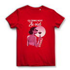 Damen Premium Bio T-Shirt Ich trinke nicht zu viel. Nur zu stilvoll