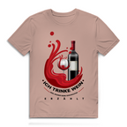 Herren Premium Bio T-Shirt Ich trinke Wein, weil Wasser keine Geschichten erzählt