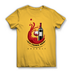 Damen Premium Bio T-Shirt Ich trinke Wein, weil Wasser keine Geschichten erzählt